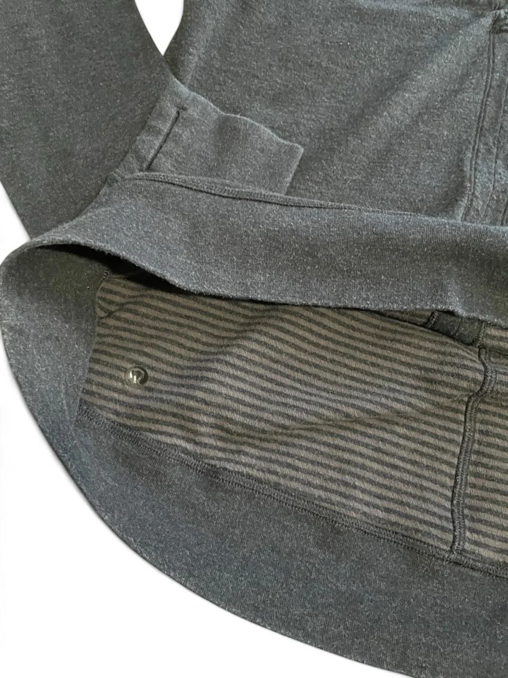 lululemon athletica Black High-Neck Gathered Pullover